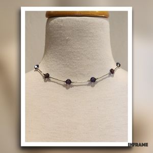 Sterling Silver Beaded Vintage Necklace